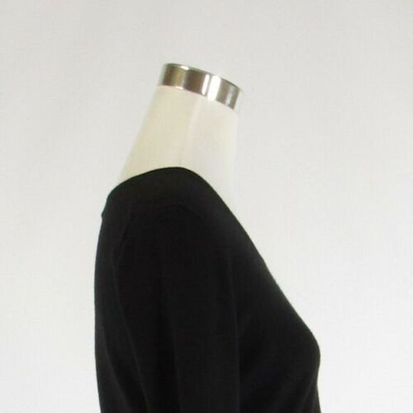 Black SPENSE 3/4 sleeve V-neck sweater size S - Picture 6 of 8